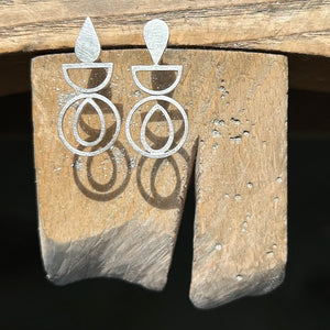 Totem Asymmetric Earrings NYC