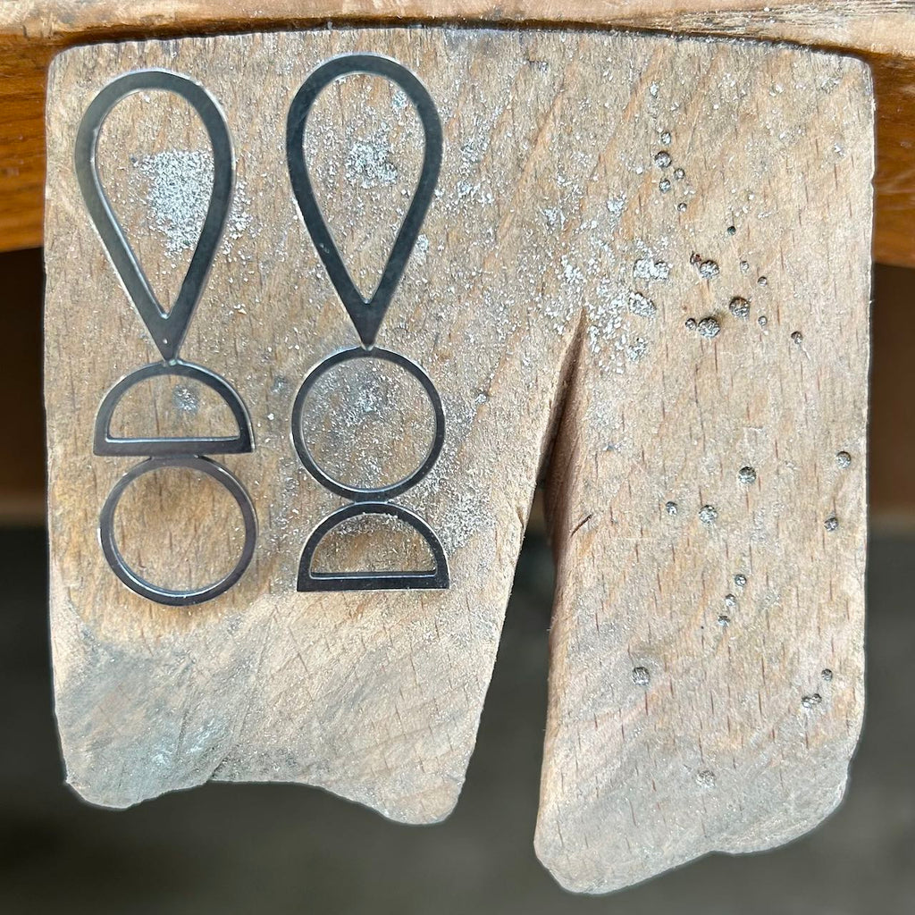 Totem Asymmetric Earrings