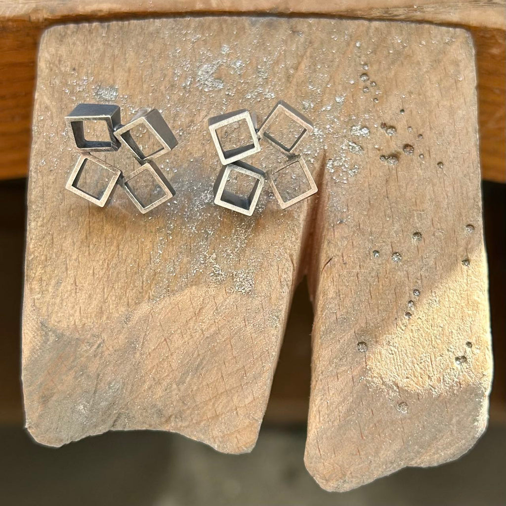 Brutalist Cube Studs