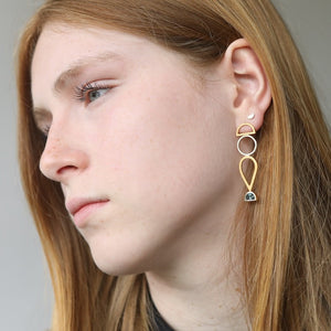 Totem Asymmetric Earrings NYC